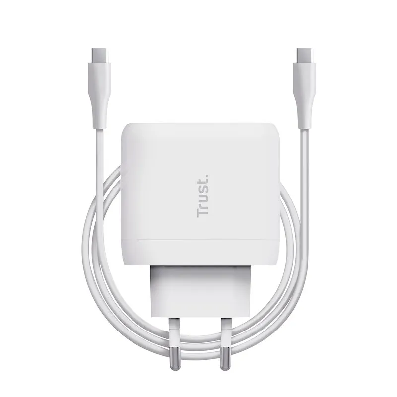 Trust Caricabatteria USB-C MAXO 65W USB-C CHARGER 25139 White - immagine 1