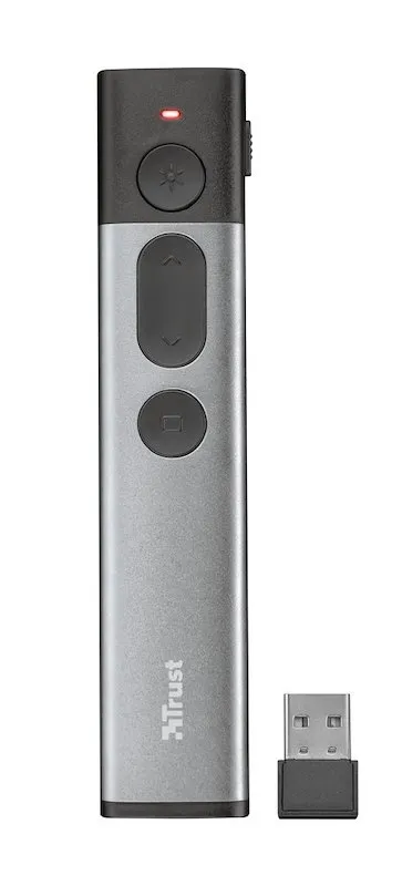 Trust Dispositivo per presentazioni wireless KAZUN PRESENTER 23333 Black/Grey - immagine 1