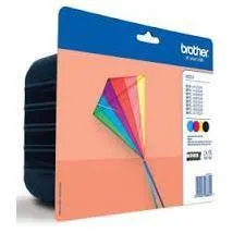 Brother Kit 4 Colori MFC-J4420DW/J4620DW/J5320DW/J5620DW/J5720DW Durata 550 Pagine Per Colore ( Nero-Giallo-Magenta-Giallo) LC223VALBP - immagine 1