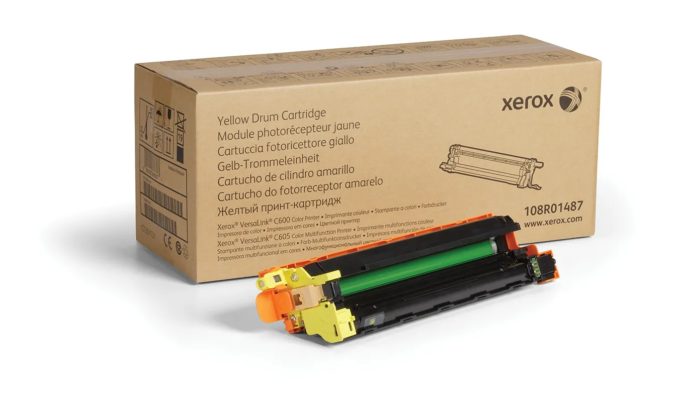 ORIGINALE Xerox Tamburo giallo 108R01487 VersaLink C605 40000 pagine - immagine 1