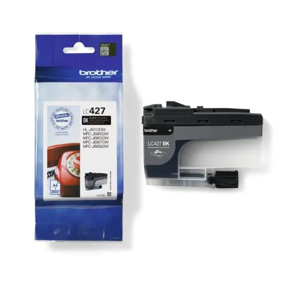 Brother Cartuccia Nera HL-J6010DW/MFC-J5955DW/MFC-J6955DW Durata 3000 Pg LC427BK - immagine 1