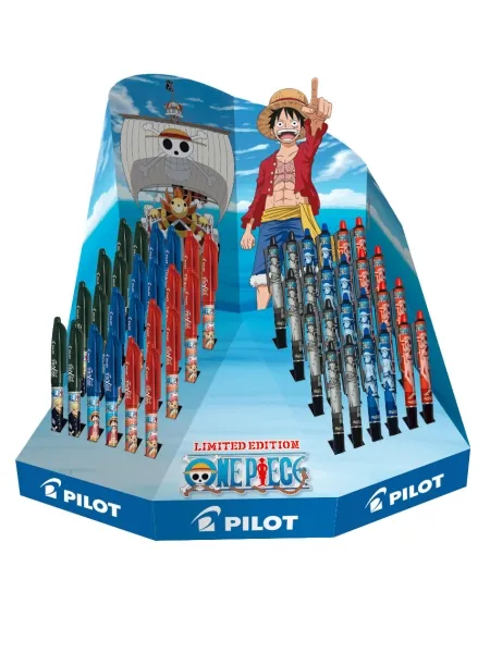 Astuccio espositivo Pilot One Piece da 24 penne a sfera Frixion + 24 penne a sfera Frixion Plus - Cancellabili - Ricaricabili - Colori assortiti - immagine 1