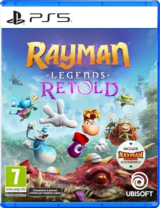 Ubisoft Rayman Legends Retold Ps5 - immagine 1