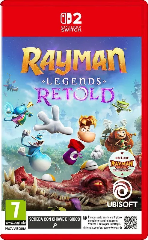 Ubisoft Rayman Legends Retold Switch 2 - immagine 1