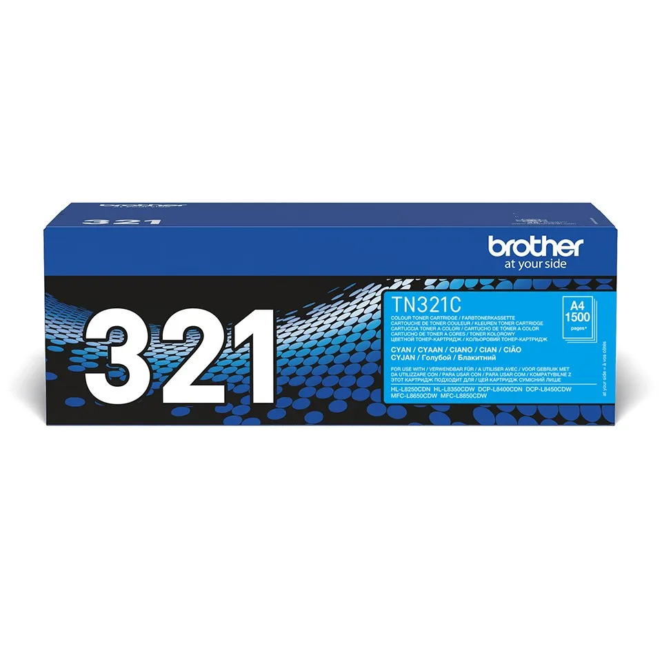ORIGINALE Brother toner ciano TN-321C 321 1500 pagine - immagine 1