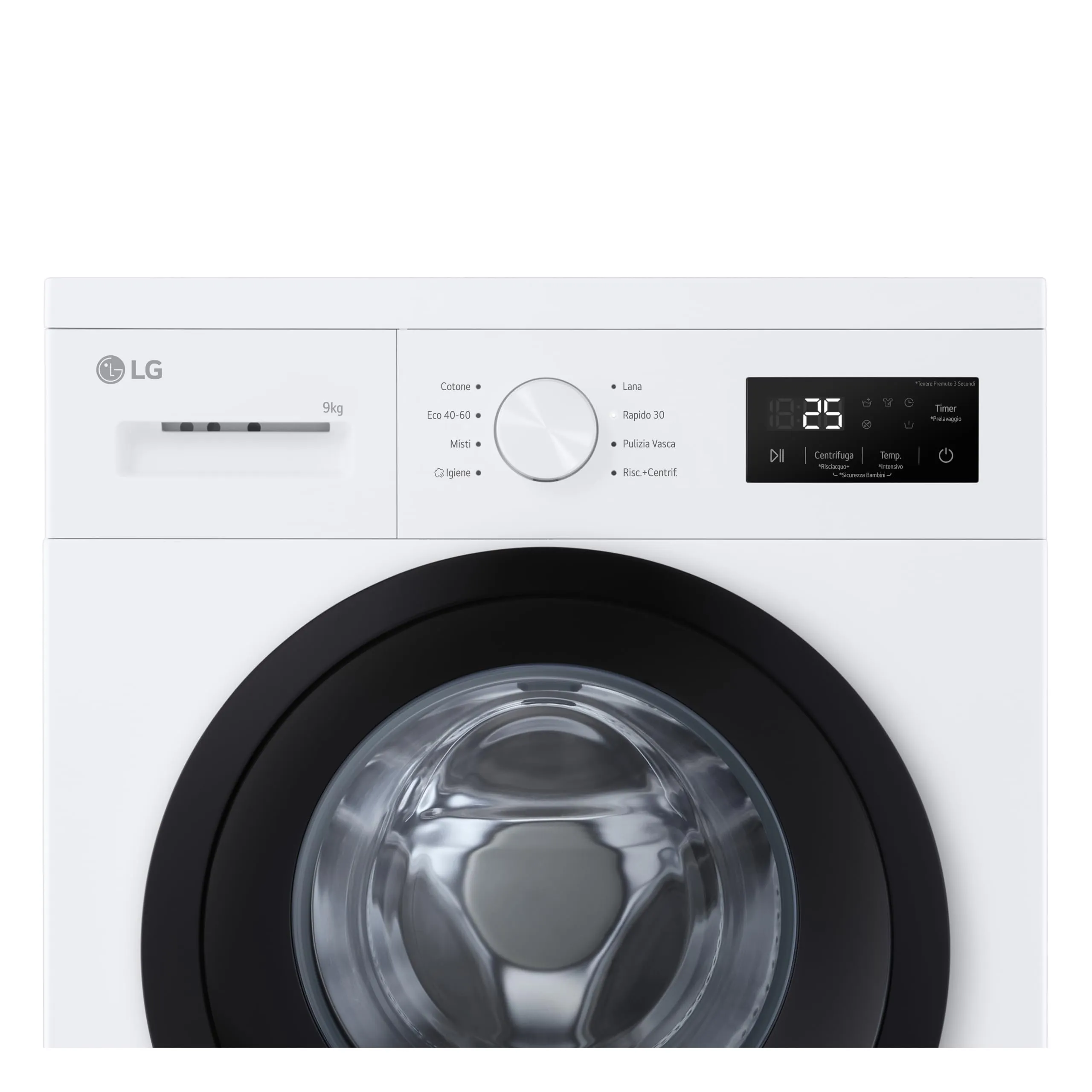 LG F4NA1009NWK Lavatrice 9 kg Serie A1, Classe A, 1400 Giri, Vapore - immagine 12