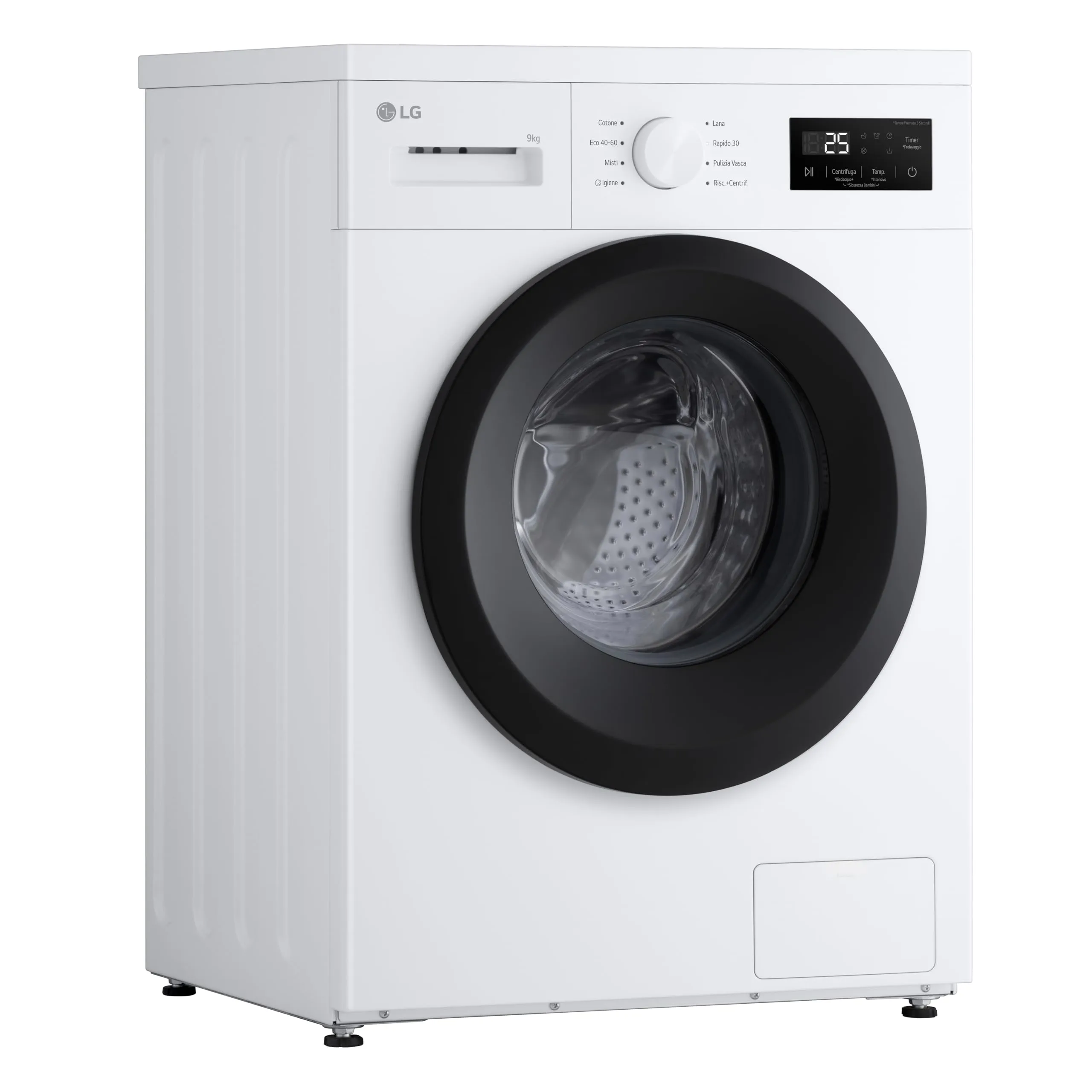 LG F4NA1009NWK Lavatrice 9 kg Serie A1, Classe A, 1400 Giri, Vapore - immagine 13