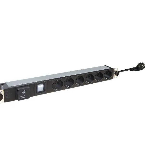 Legrand Basic Pdu 19 Inches 1PHASE 16A 6 P40+L+S LG-646996 - immagine 1