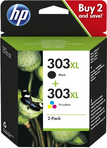 ORIGINALE HP Multipack nero / differenti colori 3YN10AE MCVP 303XL - immagine 1