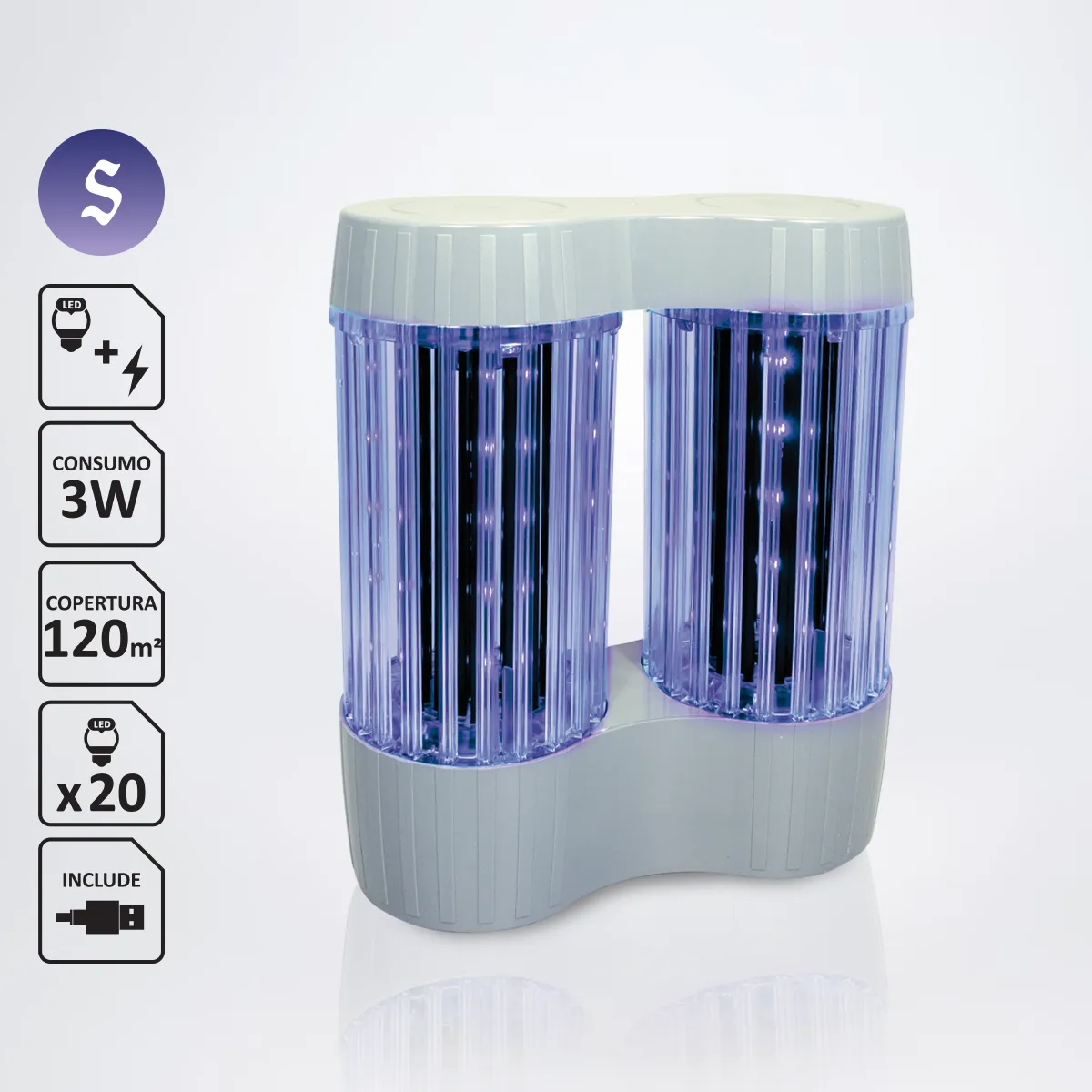Sandokan Elettroinsetticida LED BiZAN Italy I7345 - immagine 1