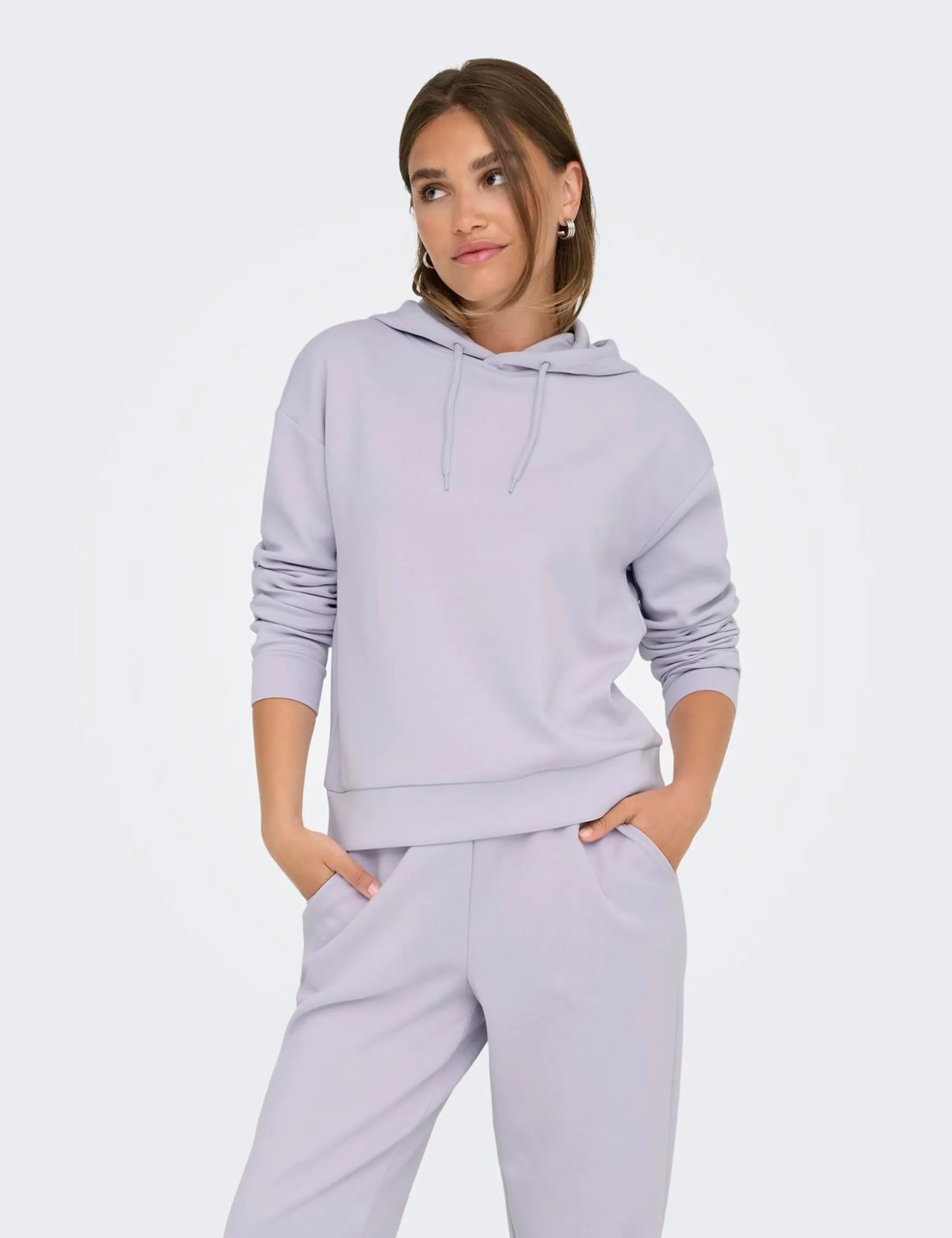 ONLY Onplounge Life Hood LS Swt Noos, Evening Haze, M - immagine 2