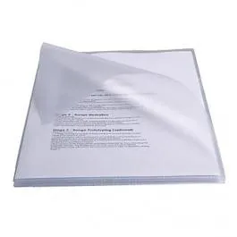Scatola Esselte da 100 Dossier in PVC 180 Micron - Formato A4 - Trasparente - immagine 1