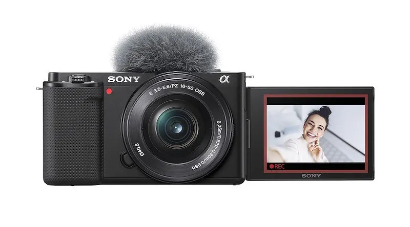 Sony Fotocamera mirrorless ZV-E10 Vlog camera + obiettivo Power Zoom 16-50 mm - immagine 1