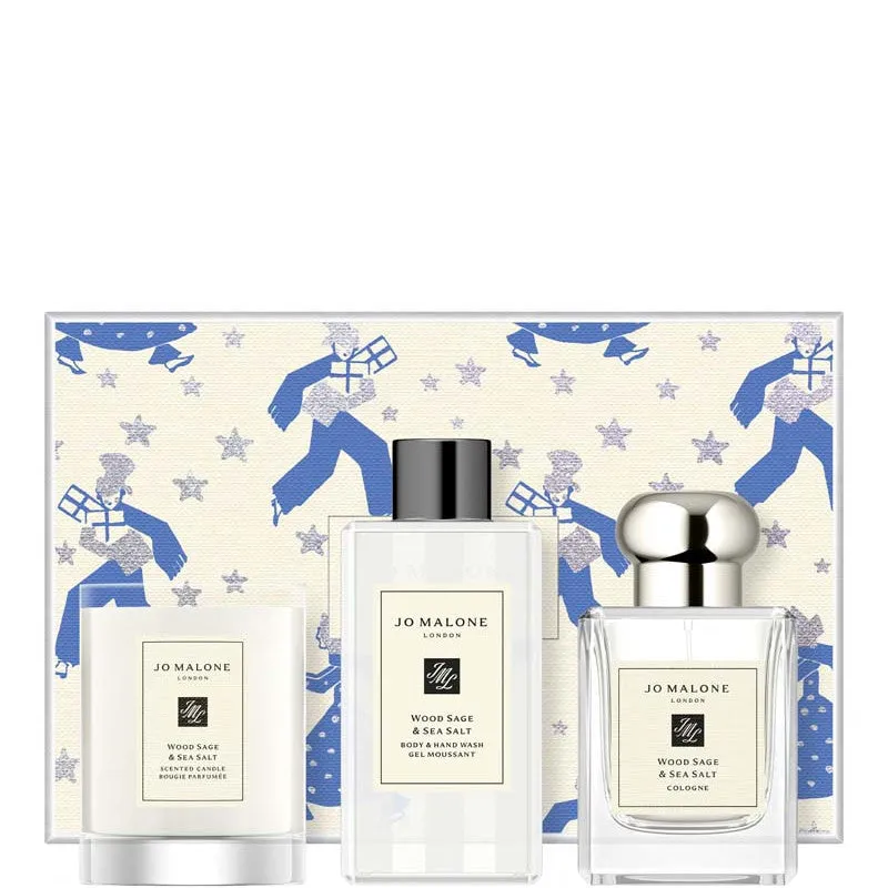 Jo Malone London Jo Malone London Wood Sage & Sea Salt Collection - 50 ML Cologne + 100 ML Body & Hand Wash + 65 GR Candela - immagine 1