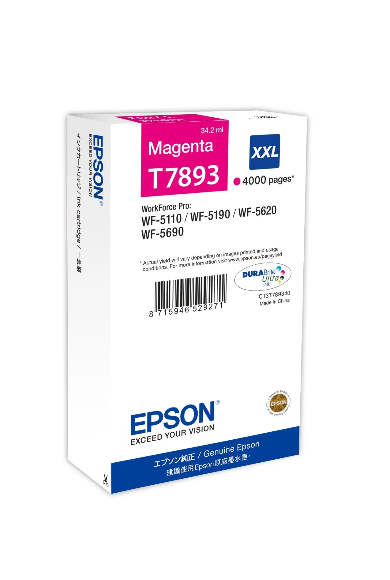 Epson Cart Ink Magenta Xxl Per Wf-5620 Serie Torre Di Pisa - immagine 1