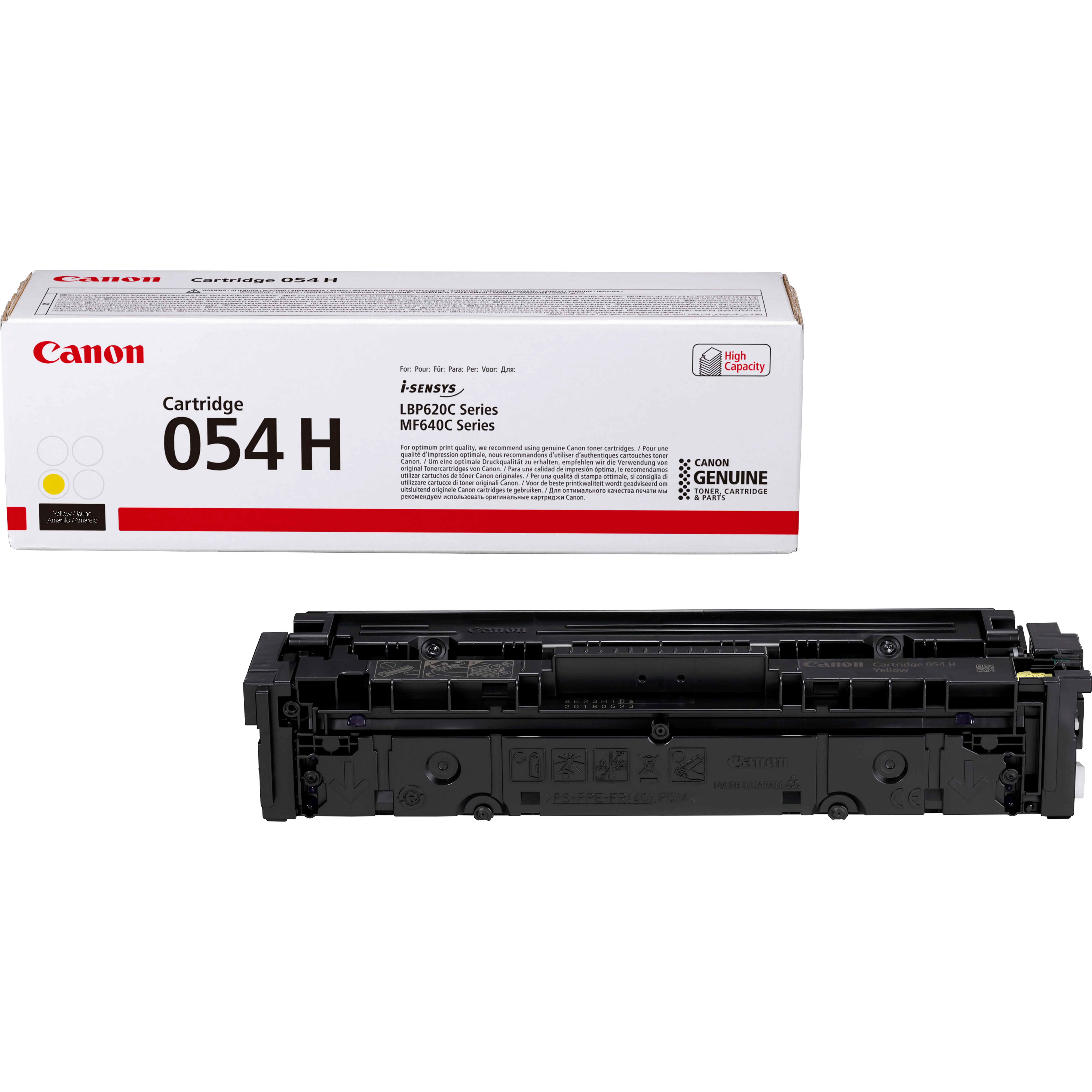 ORIGINALE Canon toner giallo 054 hy 3025C002 2300 pagine - immagine 1