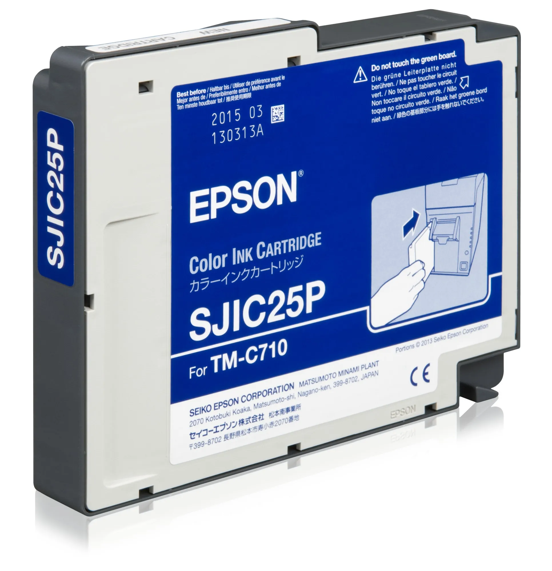 ORIGINALE Epson Cartuccia d'inchiostro nero C33S020591 SJIC25P SJIC25P Ink Cartridge - immagine 1