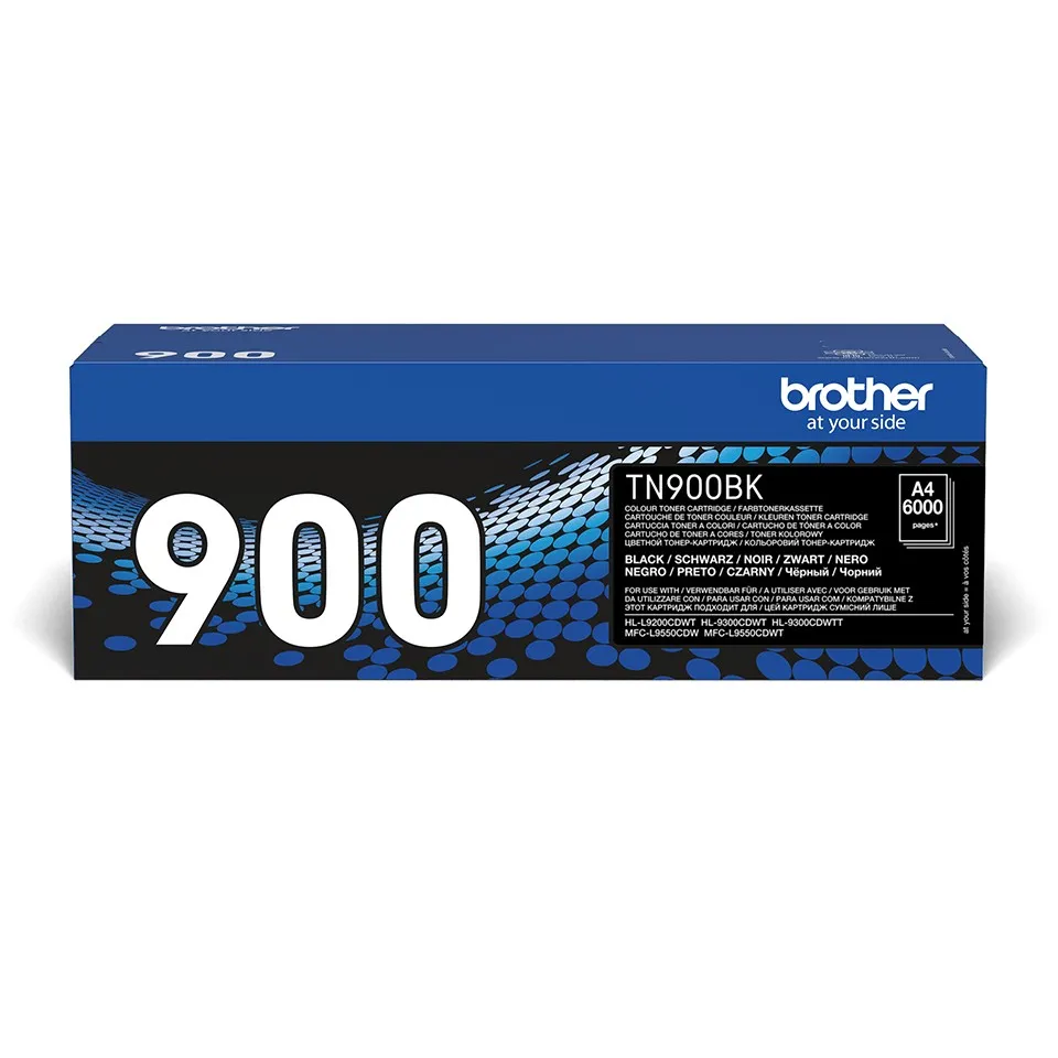 ORIGINALE Brother toner nero TN-900BK 900 6000 pagine - immagine 1