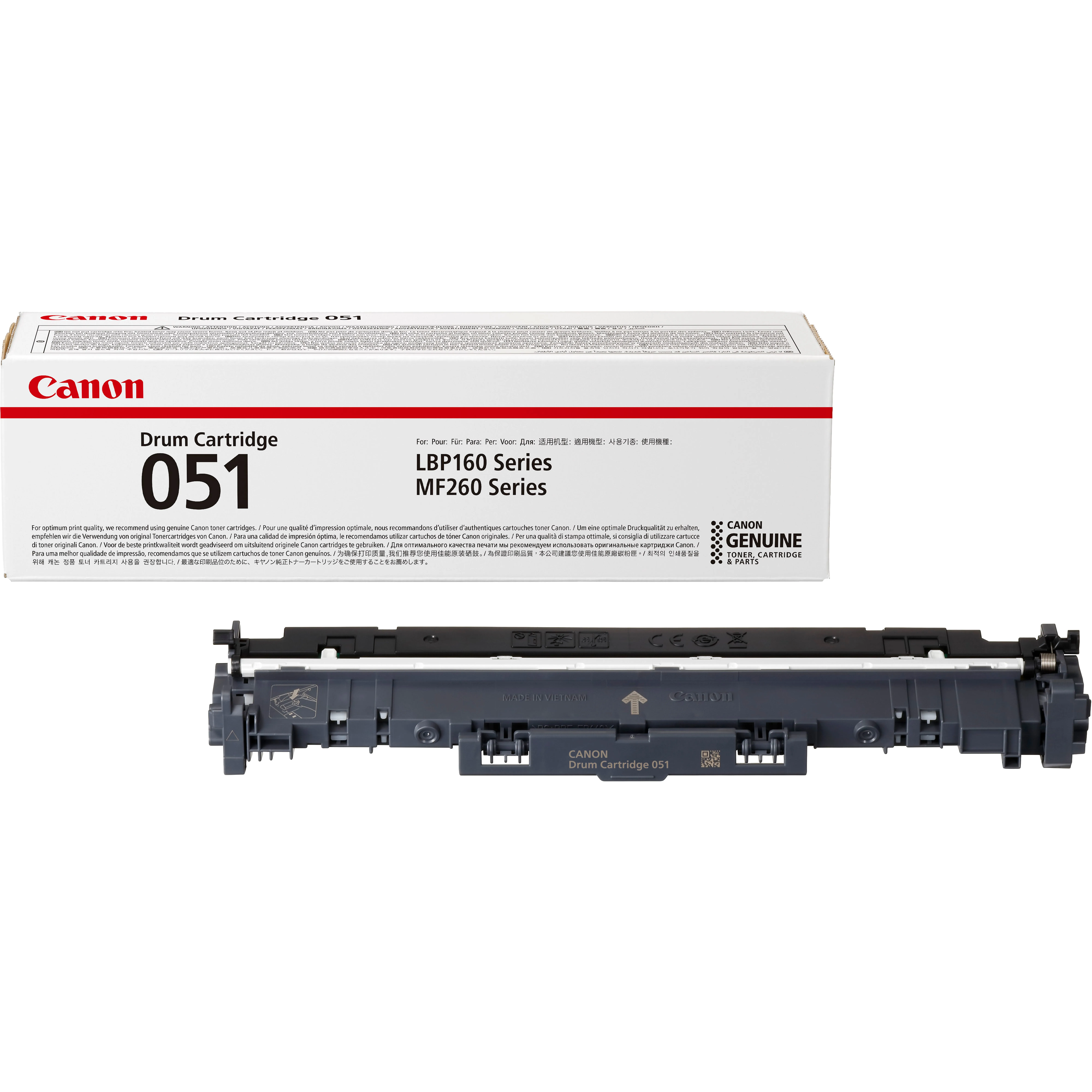 ORIGINALE Canon Tamburo nero 051drum 2170C001 23000 pagine Cartuccia del tamburo 051 - immagine 1