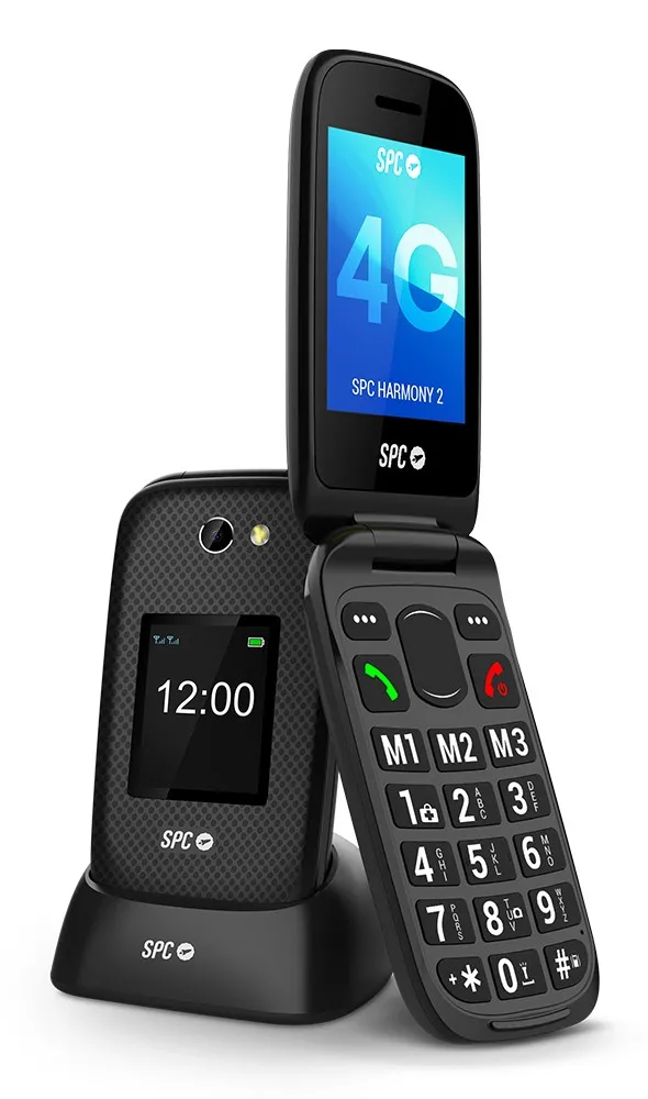 SPC Harmony 2 711 cm (2.8) 1245 g Nero Telefono per anziani - immagine 1