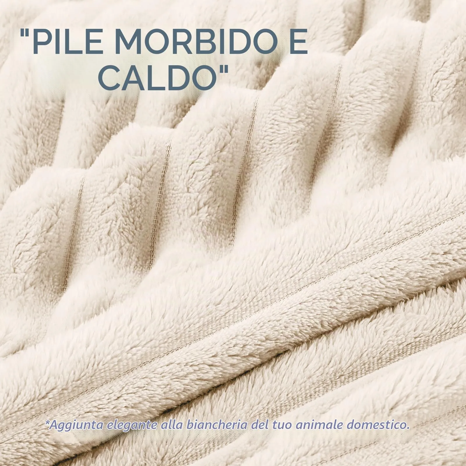 luciphia 3 Pezzi Coperta per Cani Gatto Lavabile Soffice Durevole, Morbida e Calda Flanella, Tappetino Protezione per Mobili Bambini Cane Gatti Beige 52_x_76_cm - immagine 5