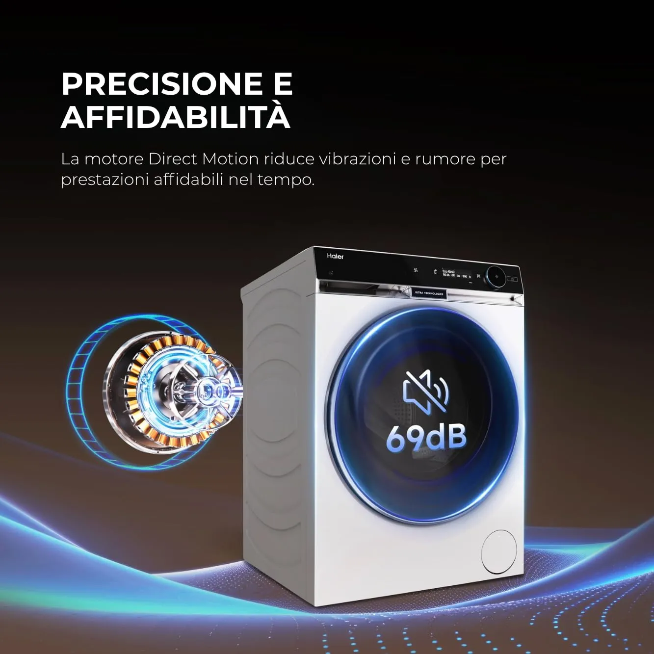 Haier X Serie 11 Lavasciuga 12+7 Kg, 1600 Giri, Classe A-20%, Bianca - immagine 6