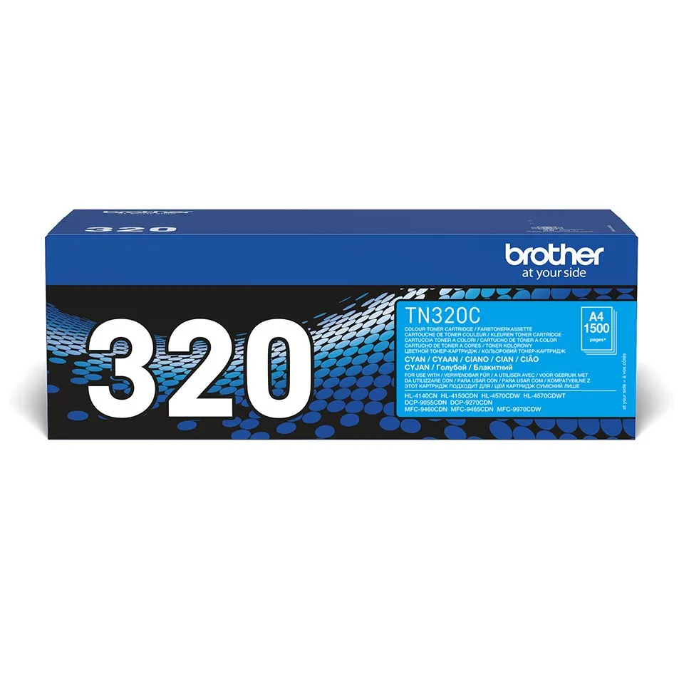ORIGINALE Brother toner ciano TN-320C 320 1500 pagine - immagine 1