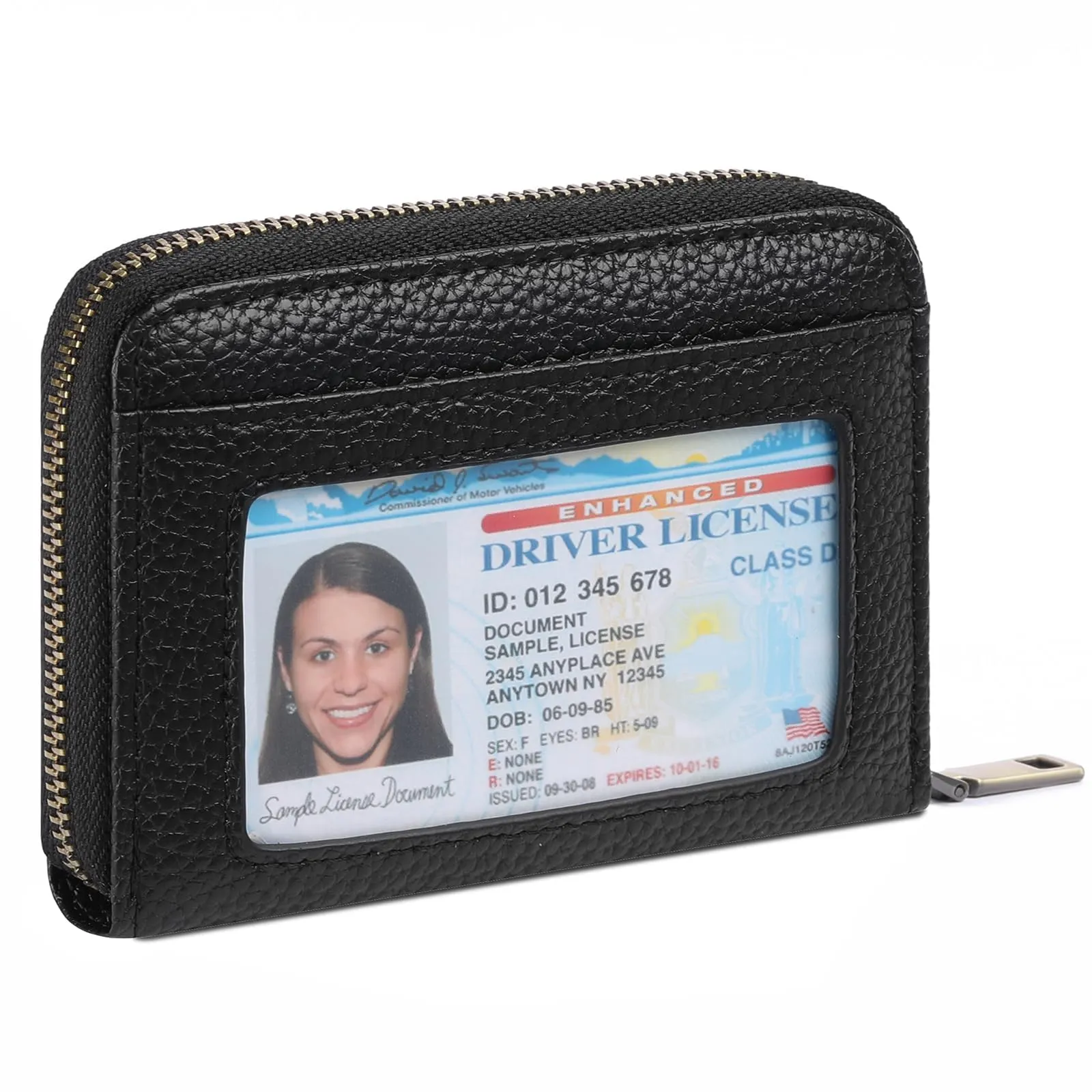 SENDEFN Portafoglio Donna Piccolo, Porta Carte di Credito con Protezione RFID e Molti Altri Scomparti, Portafoglio Cerniera Donna Piccolo, Porta Tessere Pelle - immagine 1