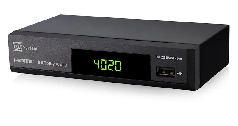 TELE System TS4020 Satellite, Terrestre Full HD Nero - immagine 1