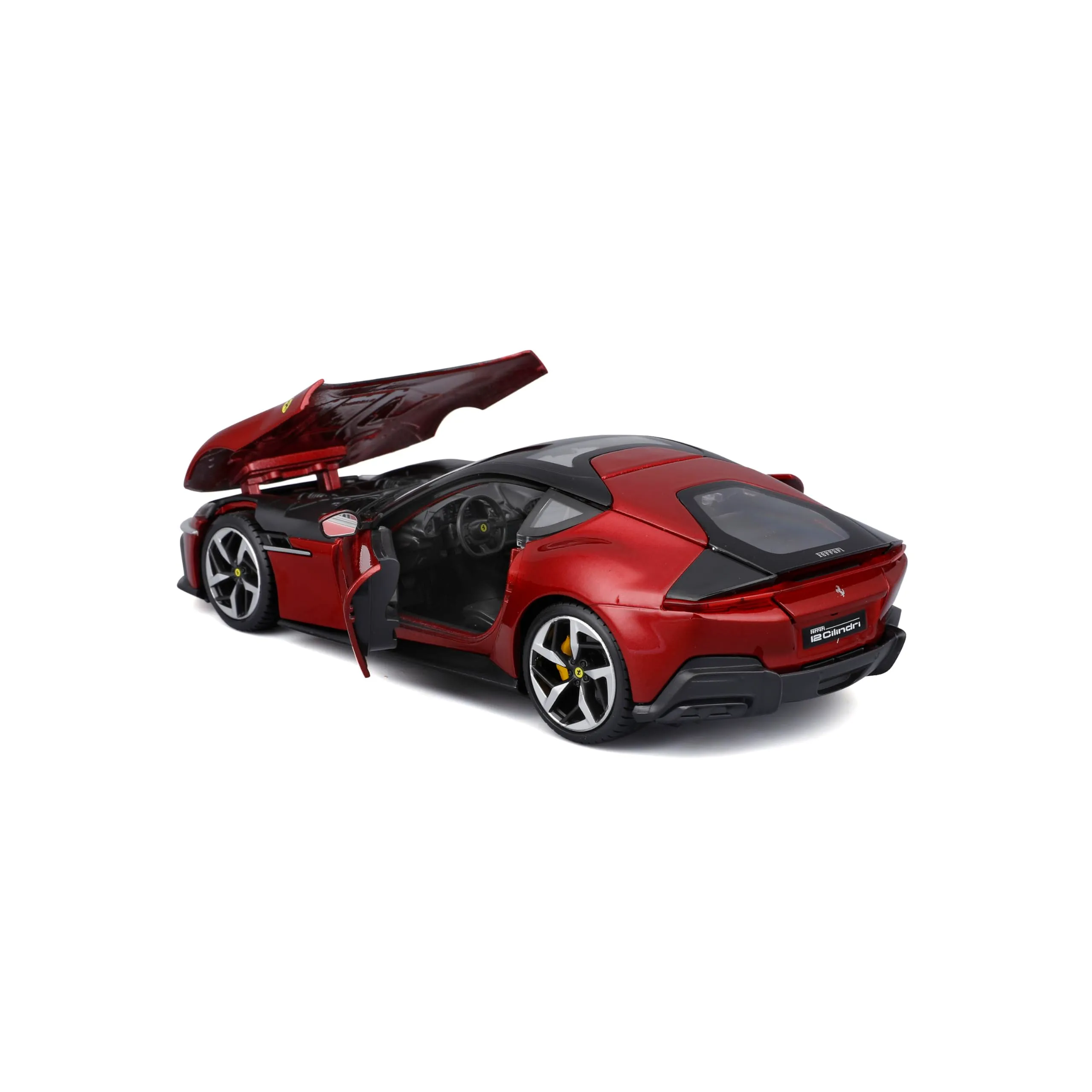 BBURAGO Ferrari 12 Cilindri R&P, Auto Diecast in Scala 1:25, Replica Dettagliata con Cofano e Porte Apribili, Licenza Ufficiale Ferrari, Età Consigliata 3+ Anni - immagine 3