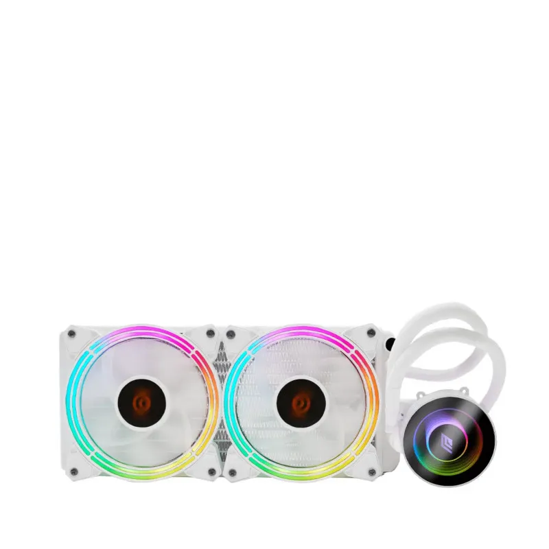 Noua Dissipatore A Liquido Siberus Tr241 White Rainbow Rgb 200W - immagine 1