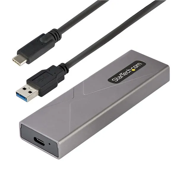 Startech Box SSD M.2 Nvme PCIe/SATA Usb-C 10Gbps Senza Attrezzi M2-USB-C-NVME-SATA - immagine 1