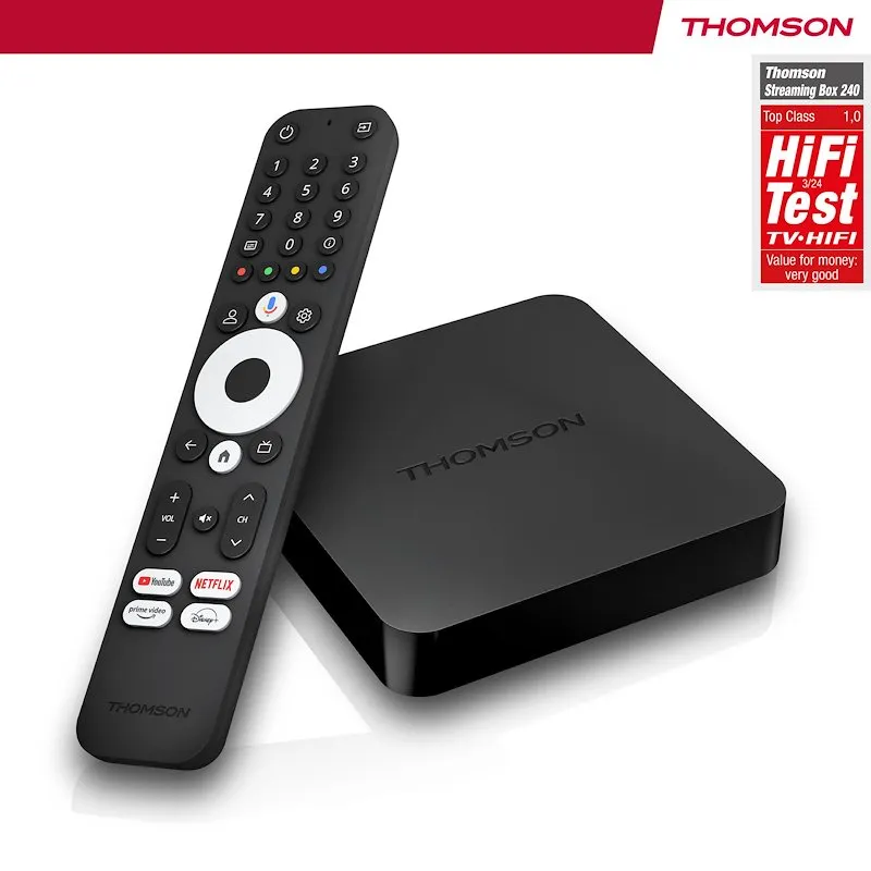 Thomson STREAMING BOX UHD GOOGLE TV Ott 4k 240 - immagine 1