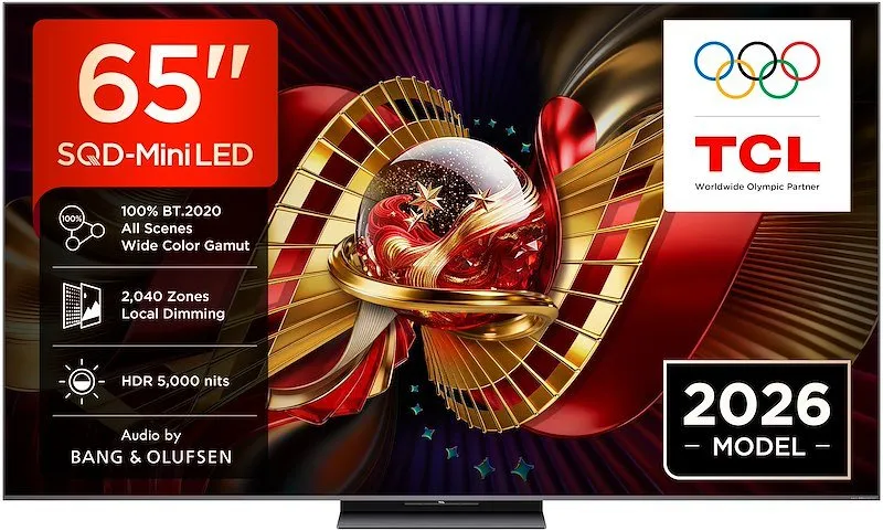 Tcl TV SQD miniled 65" 65c8l nero - immagine 1