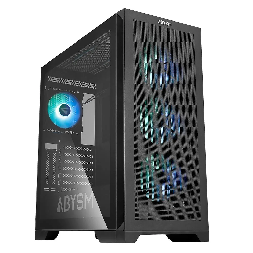 ABYSM Danube Mura BX300 Black ARGB Tower Nero - immagine 1