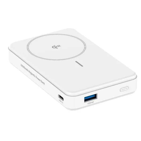 Celly Pb Magsafe 10000 Qi2 White MAGPB10000QI2WH - immagine 1