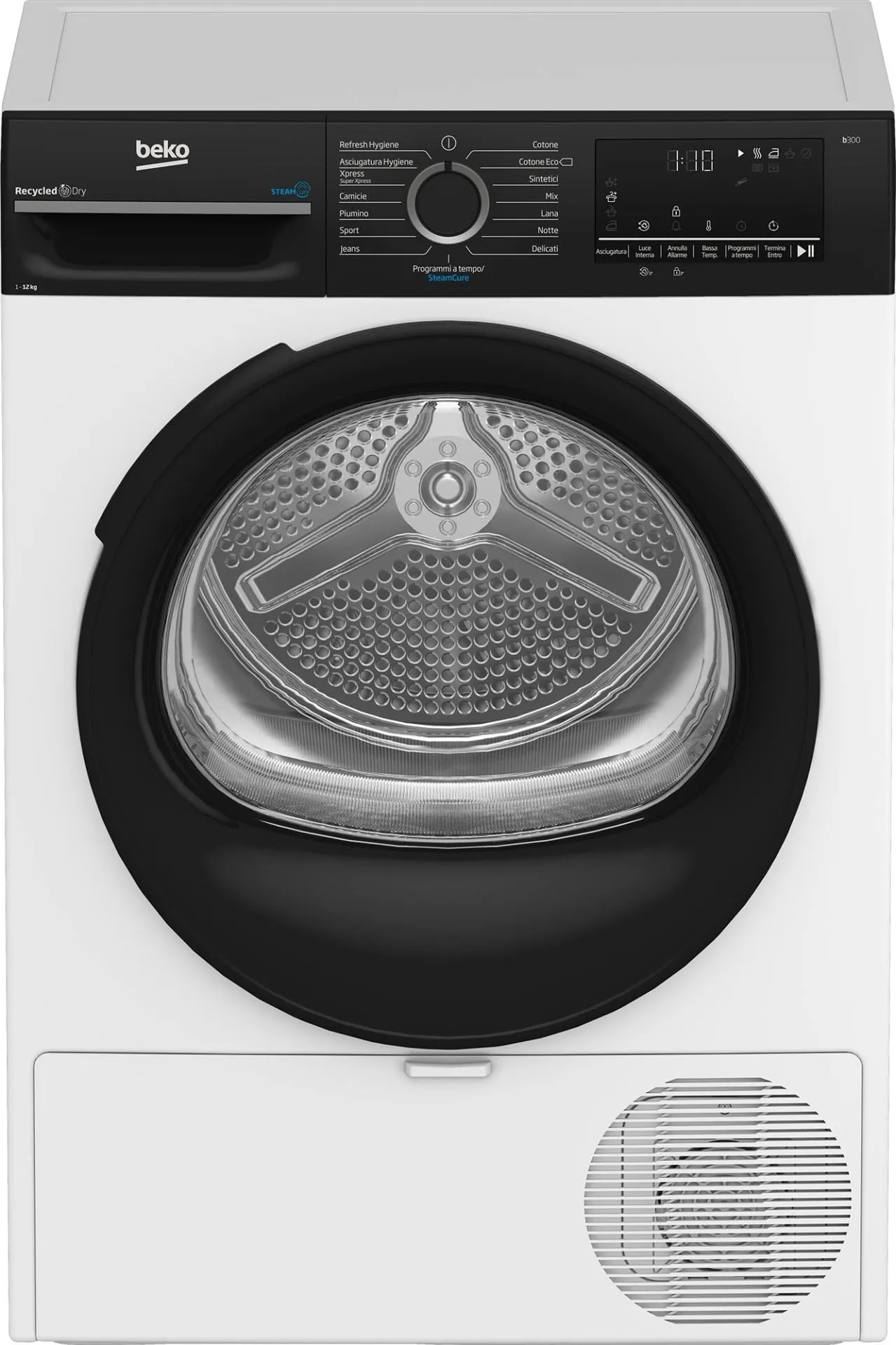Beko BMGT4122SBI: Asciugatrice 12kg, Classe A++, Inverter - immagine 1