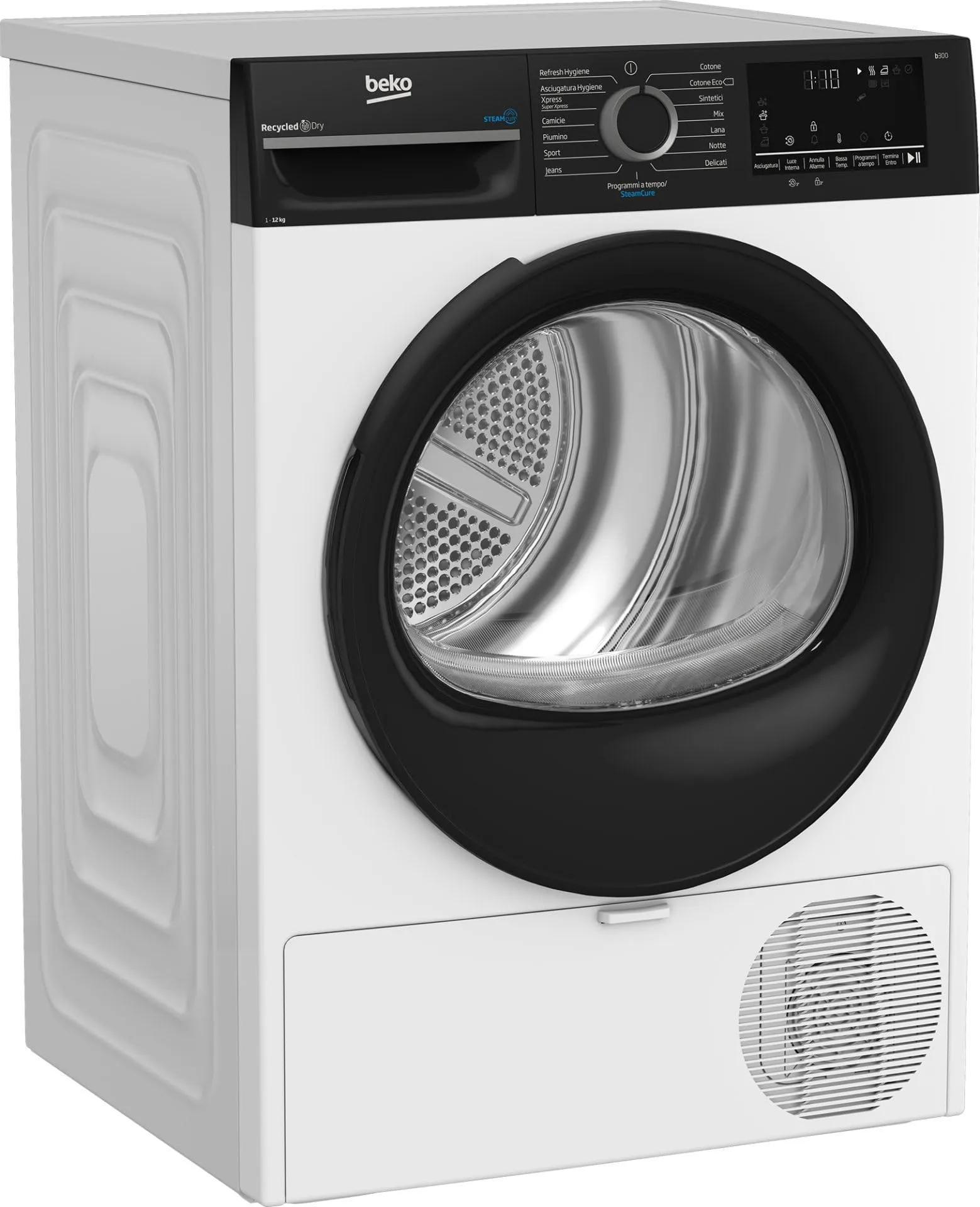 Beko BMGT4122SBI: Asciugatrice 12kg, Classe A++, Inverter - immagine 2