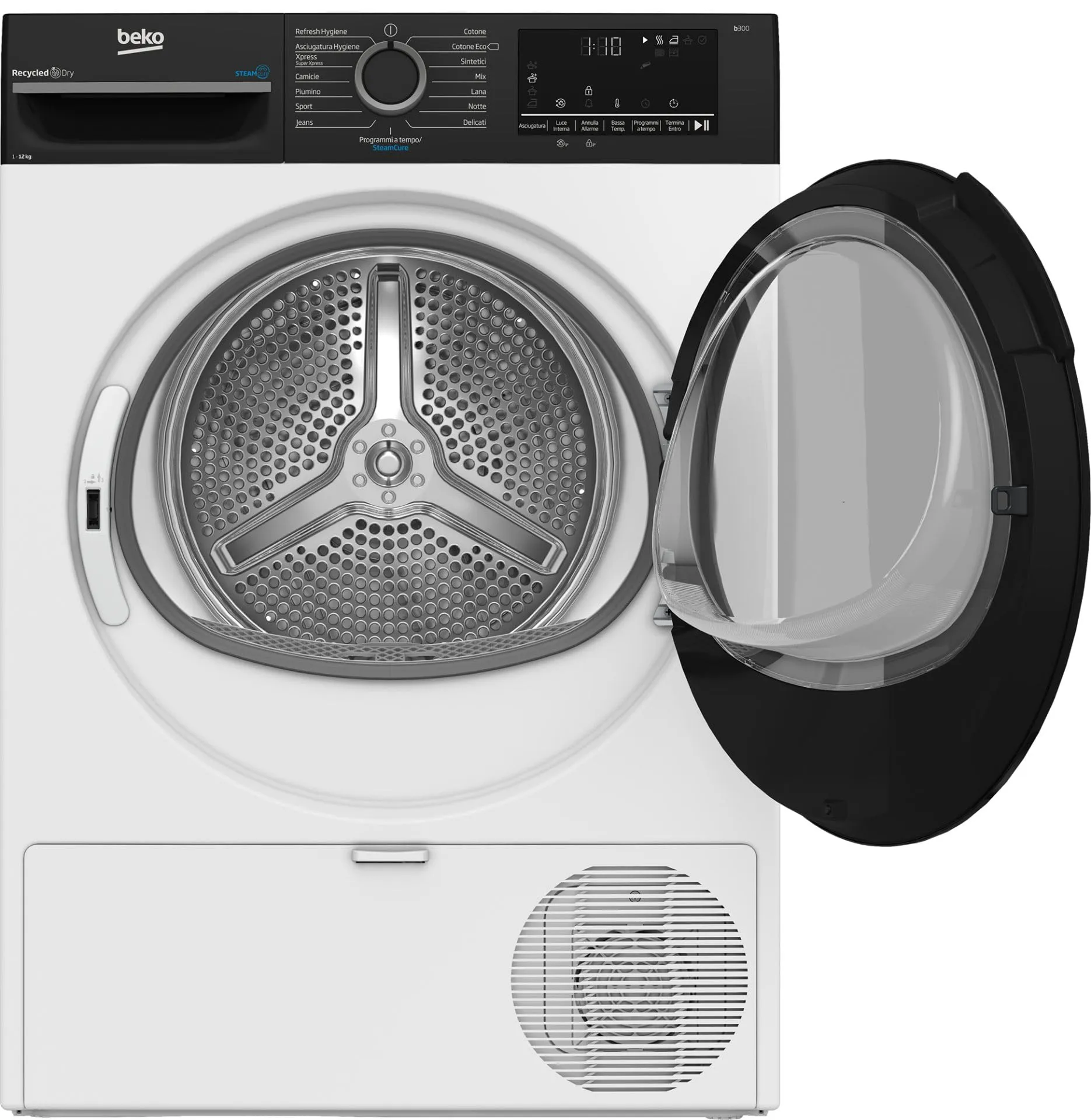 Beko BMGT4122SBI: Asciugatrice 12kg, Classe A++, Inverter - immagine 3