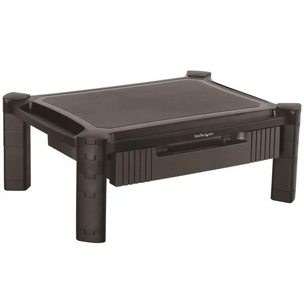 Startech Supporto Per Monitor Con Cassetto Altezza Regolabile - Supporta Schermo Fino A 32 E 10kg MONSTADJD - immagine 1
