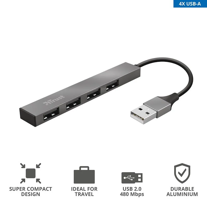 Trust Hub con 4 porte USB - 23786 - immagine 1