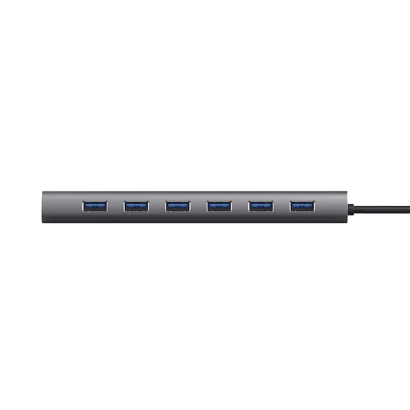 Trust HUB USB 7 Port Halyx 24967 Grey - immagine 1