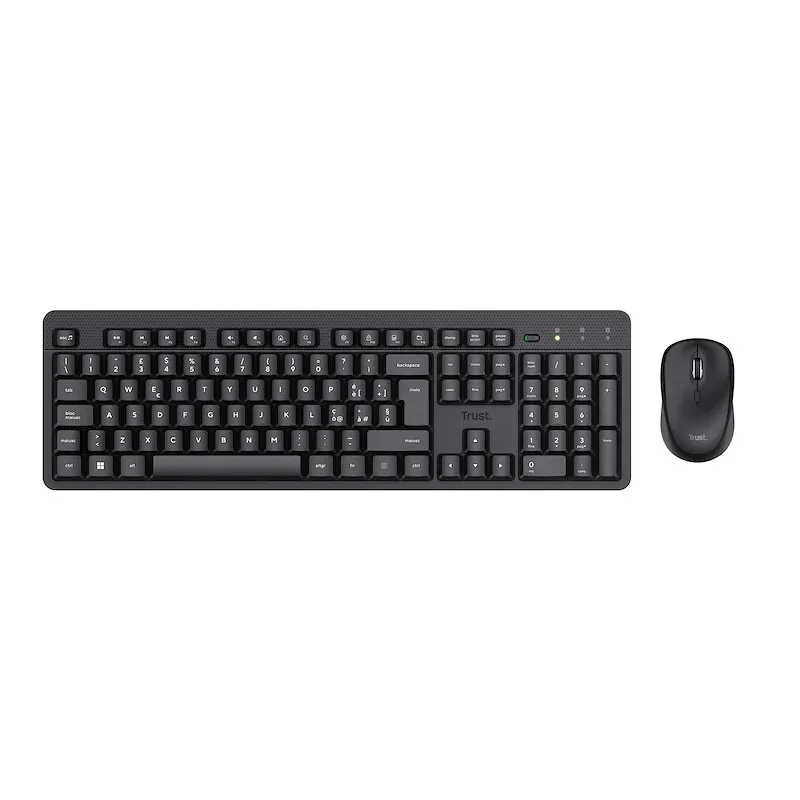 Trust ODY II WL KEYBOARD & MOUSE IT 25019 Black - immagine 1