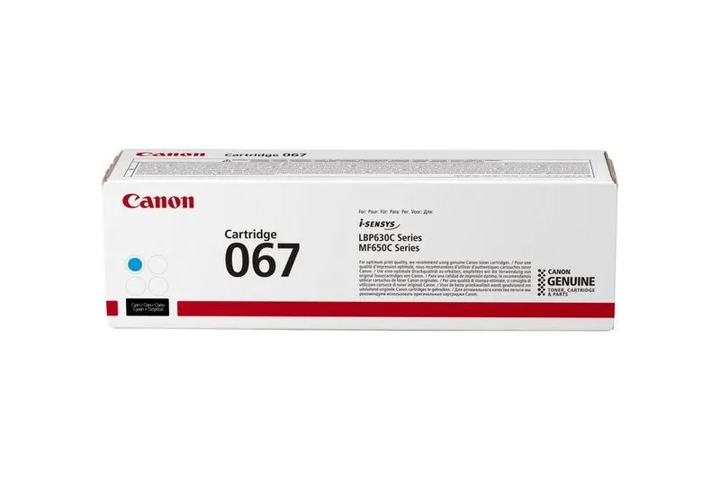 Canon 067 cartuccia toner 1 pz Originale Ciano - immagine 1