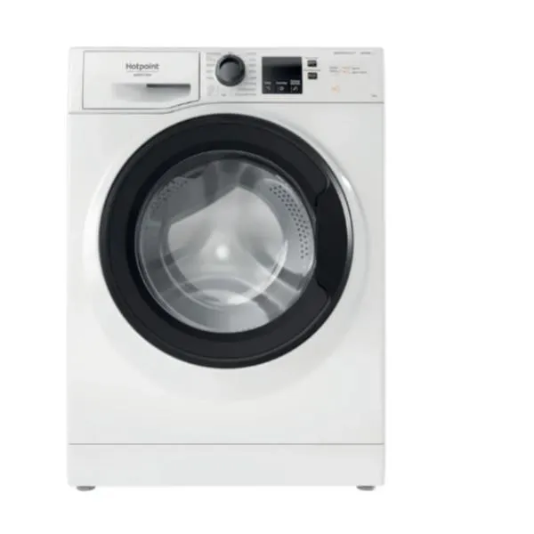 Hotpoint Ariston Front Loader Std Capacità 10KG Classe A Colore Bianco Motore Inverter Bpm 1400 Giri Display Digitale Vapore Porta Nera NF1046WKIT - immagine 1