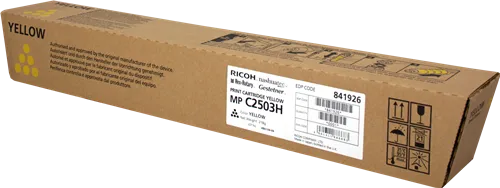 ORIGINALE Ricoh toner giallo 841926 MP C2503hy 9500 pagine alta capacit? - immagine 1