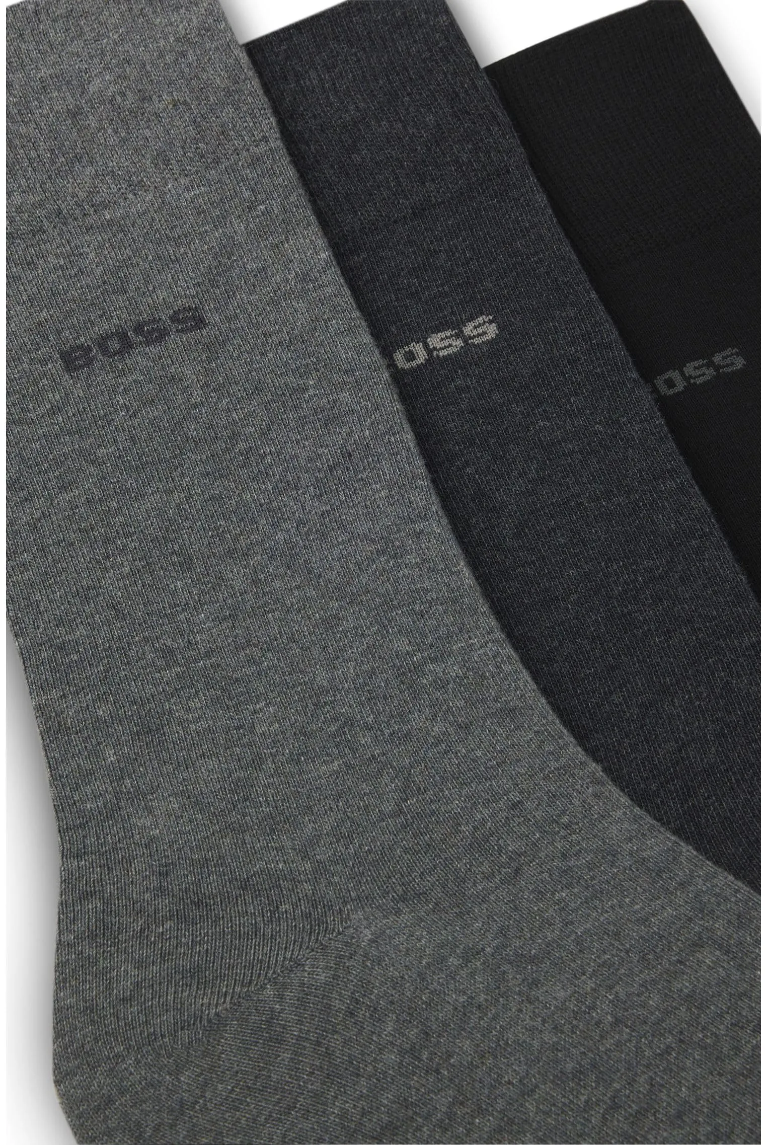 BOSS Rs Uni 10241905 01 Socks 3 Pairs EU 39-42 - immagine 2