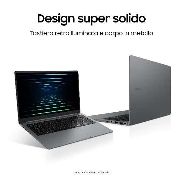 Samsung Galaxy Book5 15.6 U5 225U 16GB 512GB Gray Win11 Pro Non Ta NP754XHD-KD6IT - immagine 1