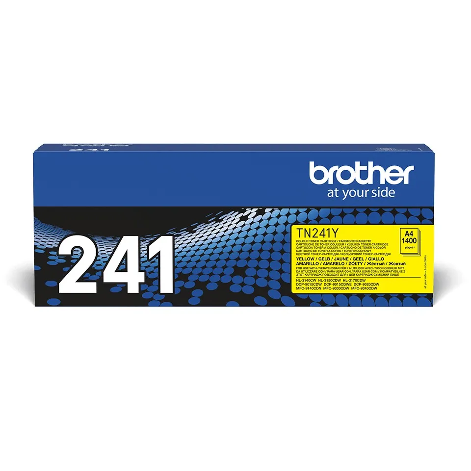 Brother TN-241Y cartuccia toner 1 pz Originale Giallo - immagine 1