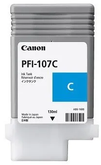 Canon PFI107 cartuccia originale ciano - PFI107C/6706B001 - immagine 1